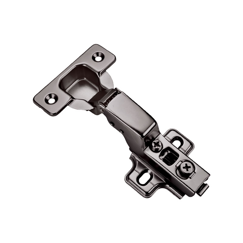 Two-ways 2D 2 holes clip-on hydraulic hinge view 3
