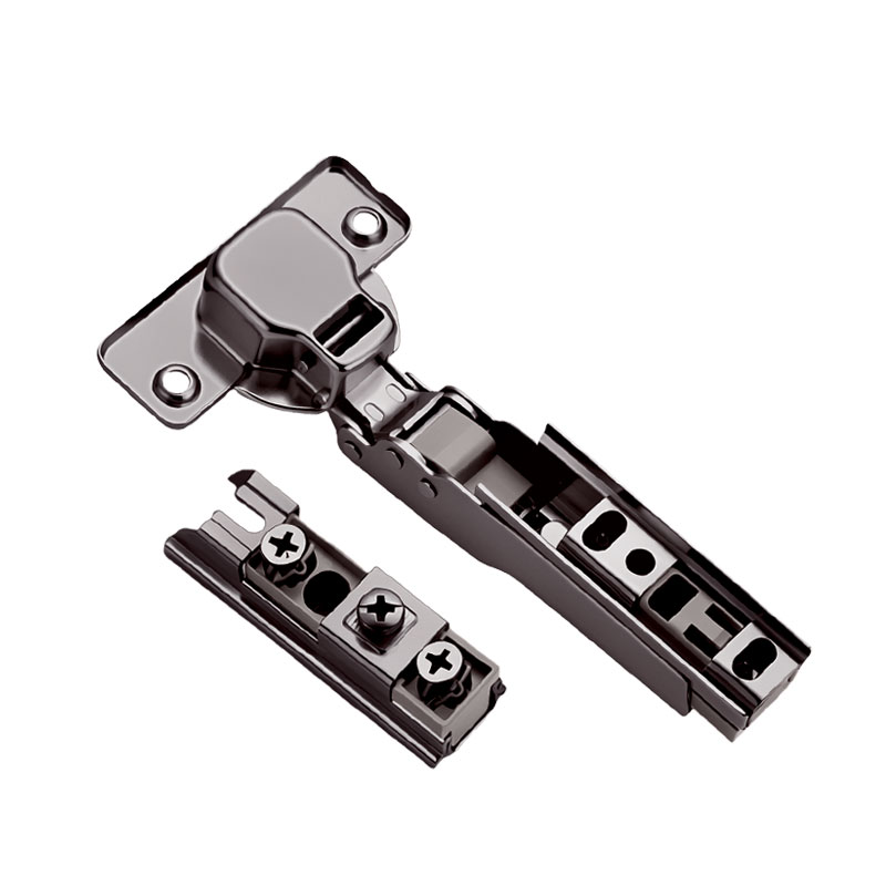 Two-ways one-line slide-on hydraulic hinge view 4